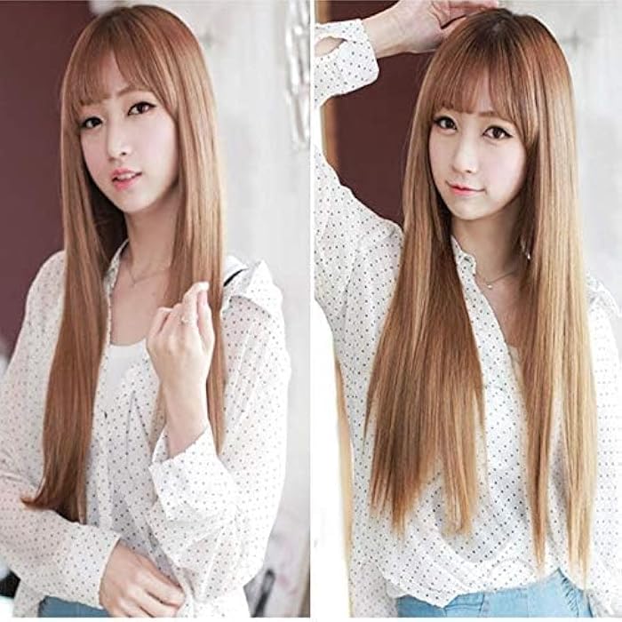 DILLARDS Long Straight Hair Extension For Women Brown - Image 1